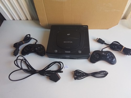 Console sega saturn câbles - console,
