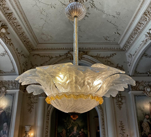 Lustre grenaillé détails - lustre,