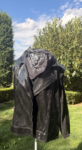 Perfecto noir desigual neuf - perfecto,