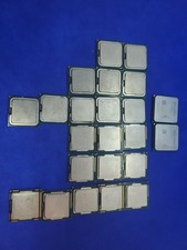 Lot de 23 processeurs Intel et AMD - Non testés - i3, i5, i7, Core 2 Duo,...