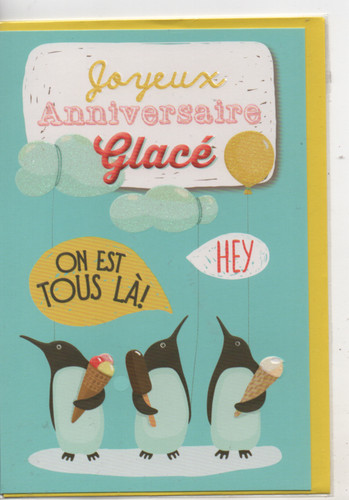 Carte joyeux anniversaire - joyeux,