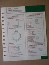 Fiche technique mercedes - fiche,
