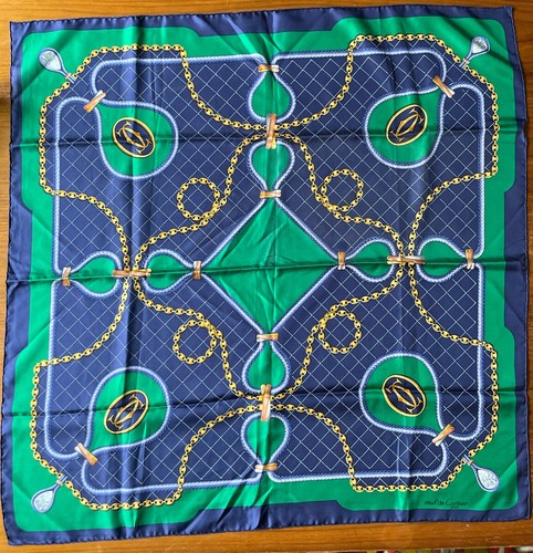Foulard must cartier - de, bleu