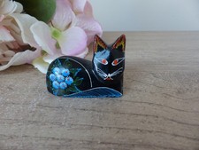 Figurine chat miniature en