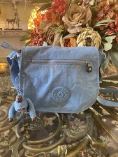 Kipling ‘Lucia’ Charm Aqua Nylon Adjustable Crossbody Bag
