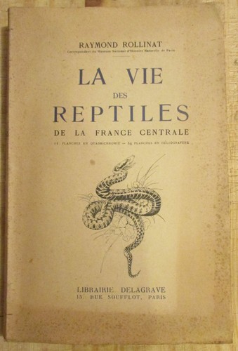 Vie des reptiles - la,