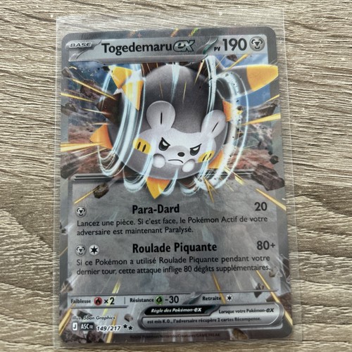 Carte pokemon togedemaru - carte, ex