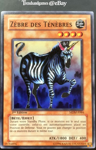 Yugioh zèbre des - -,