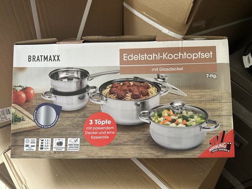 Bratmaxx set casseroles - inox, 7