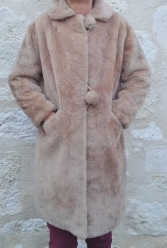 Manteau vintage pour femme - , en