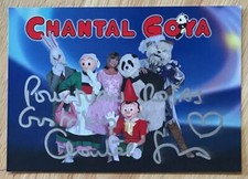 CHANTAL GOYA, 100% AUTHENTIC AUTOGRAPHED PHOTO, SINGER, LEGENDARY !