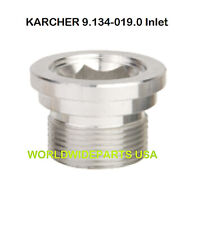 9.134-019.0 Karcher Water Inlet Connector Aluminum, Replaces Plastic 91340190