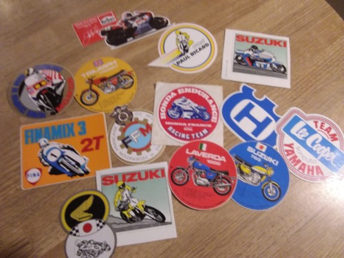 Anciens autocollants vintage
