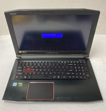 Acer Predator Helios 300 Gaming Intel i7-8th 8GB RAM NO HDD Bio Lock Parts READ