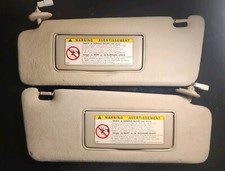 1999-2003 Lexus RX300 Sun Visor driver and passenger set (tan)