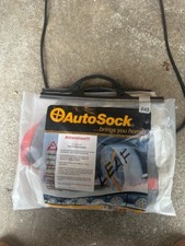 AUTOSOCK Snow Socks 645 Traction Wheel Cover Snow, Ice. USED