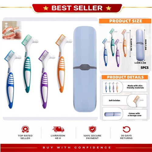 Brosses nettoyage prothèses - nettoyage,