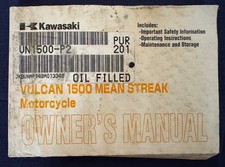 Kawasaki 99987-1101 Vulcan 1500 Mean Streak Motorcycle Owner's Manual