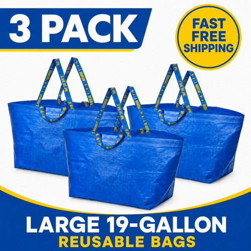 Pack ikea frakta - ikea, blue