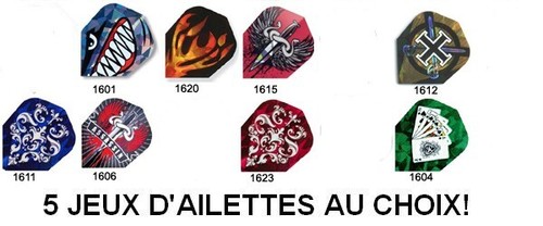 Jeux 15 ailettes de - 15,