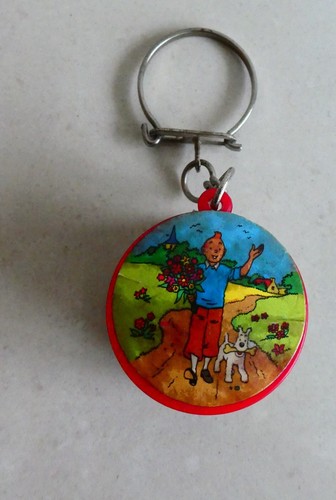 Porte clé tintin publicitaire - porte,