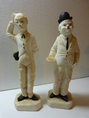 Statuettes laurel hardy en - laurel, et