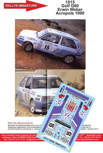 Decals ref 1015 vw - decals,