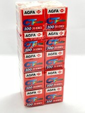 10x Agfa CT Precisa 100 - 35mm Slide Film - 36 Exposures