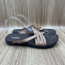 Merrell Women's District Mahana Post Sandal Natural Tan Bronzage J97324 Size 8