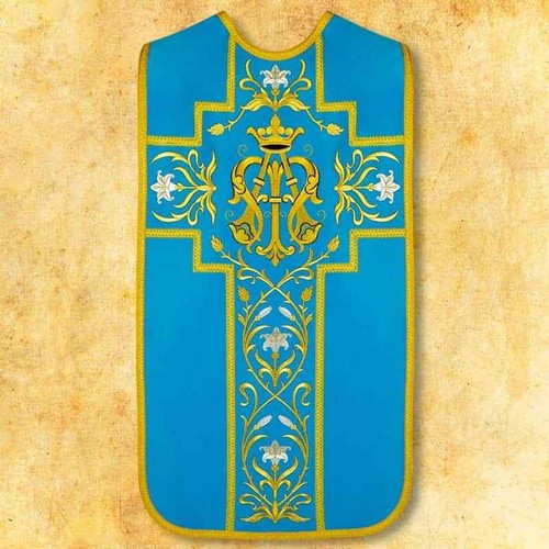 Chasuble romaine brodée