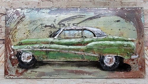 Vintage voiture aquarelle - voiture,