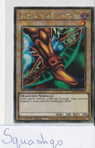 Carte jambe gauche - yu-gi-oh!,