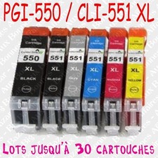 Cartouches d'encre compatibles non OEM Canon Pixma imprim. IP7250 IP8750 IX6850