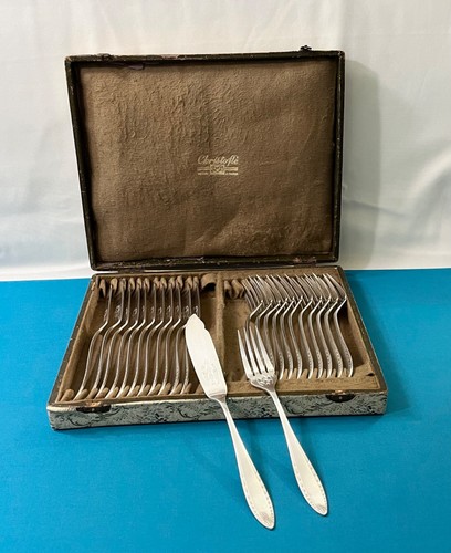 Fish cutlery christofle - cutlery,