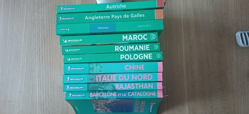 Lot guide vert michelin - guide,