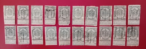 Lot timbres belges - lot,