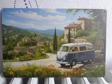 TOLE METAL COMBI BLEU 20 X 30