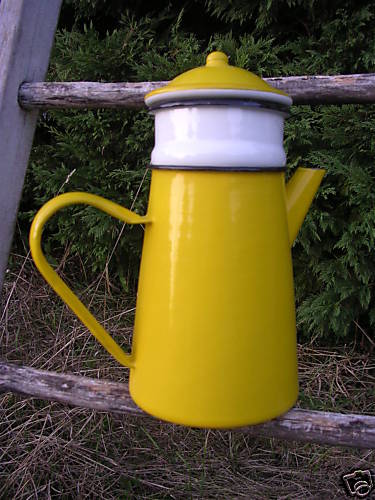 Cafetiere filtre emaillee - cafetiere,