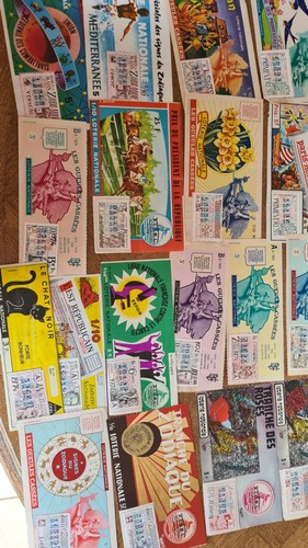 Ticket loterie 1974 - ticket,