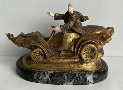 Art deco 1903 statue - statue, bronze