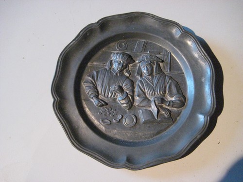 Assiette étain - assiette, en