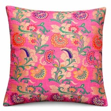 Housse de coussin jacquard en