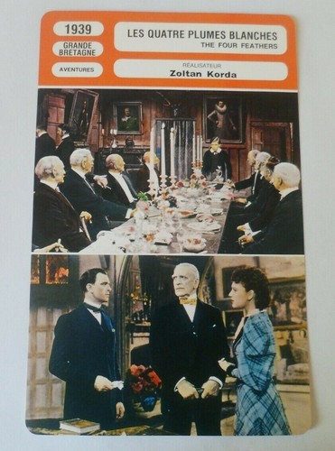 Carte fiche cinema - fiche, 1939