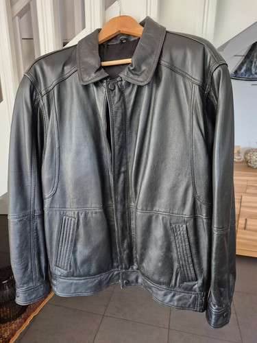 Blouson cuir homme agneau - cuir,