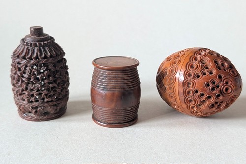 Boites corozo sculpté - boites,,
