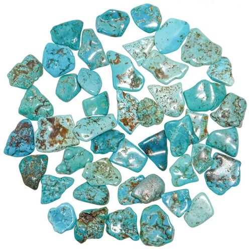 Pierres roulées turquoise