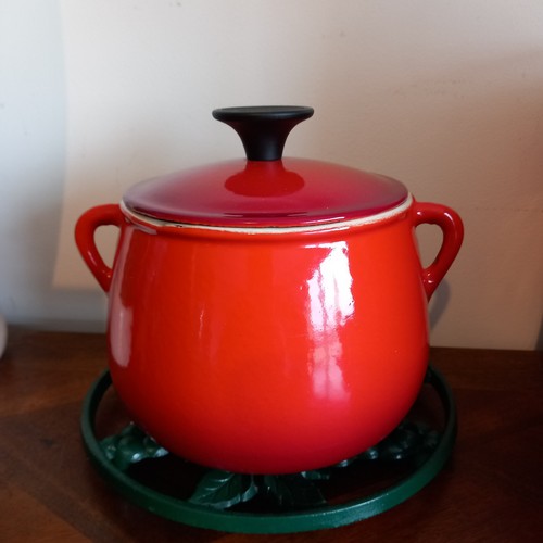 Pot fondue fonte bean - ,