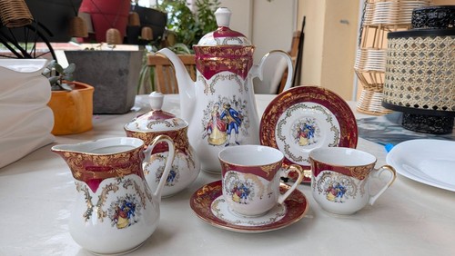 Magnifique service café - service, à