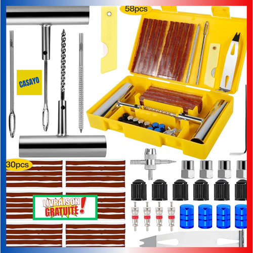 Kit réparation pneu - pneu, voiture