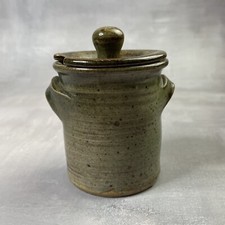 Pot à moutarde grés pyrité